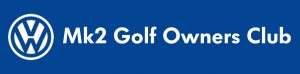 Mk2 Golf Owners Club Sticker - Club Name