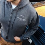 Club Logo Zip Up Hooded Sweatshirt (unisex)
