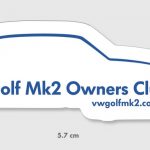 Mk2 Golf subtle decal